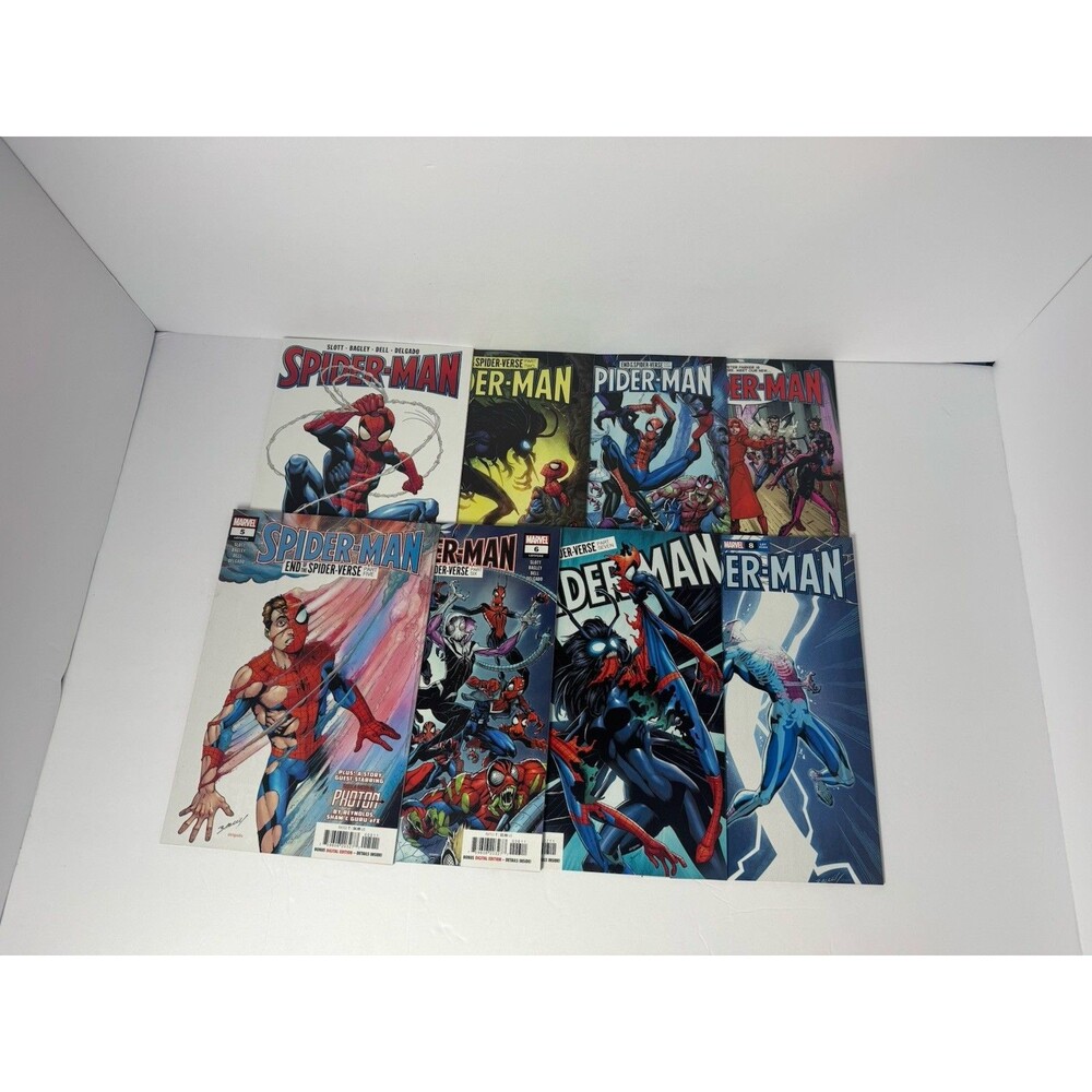 Spider-Man #1-8 Full Run Lot Marvel 2022 1st Spider-Boy #7 End of Spider-Verse